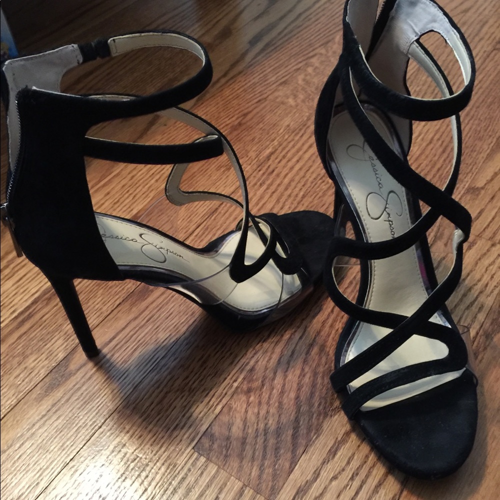 Jessica Simpson black heels